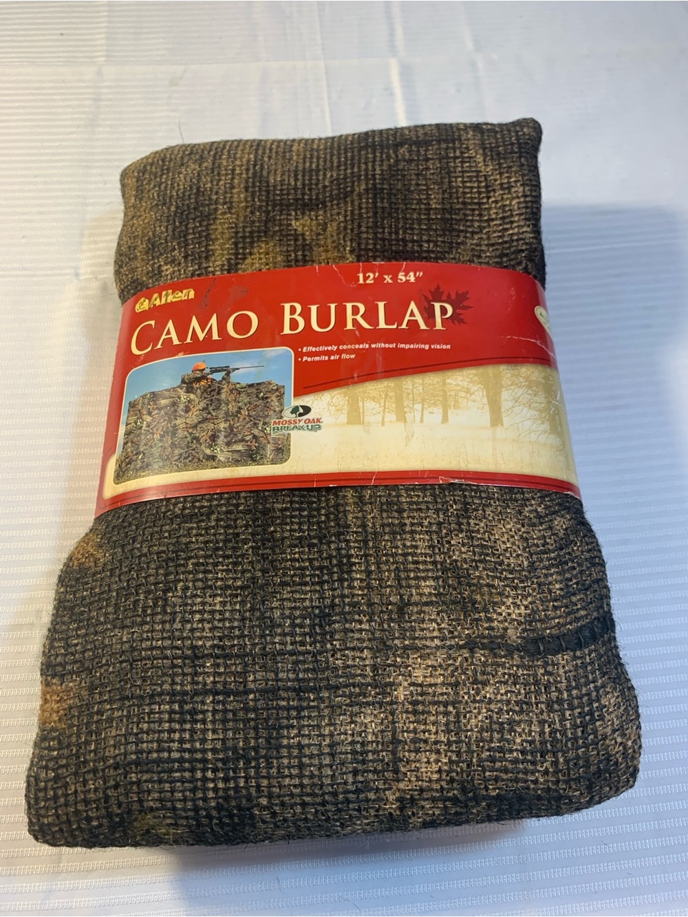 Allen Camo Burlap - Brown/Olive Camouflage 12x54. NEW